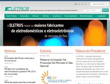 Tablet Screenshot of eletros.org.br